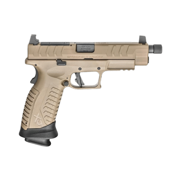 Pistola Springfield Armory 9mm XD-M ELITE 4.5″ OSP Aço Carbono Desert FDE