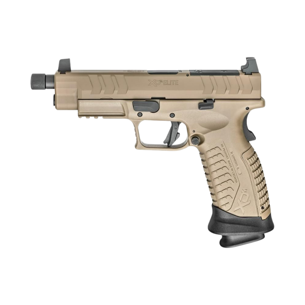 Pistola Springfield Armory 9mm XD-M ELITE 4.5″ OSP Aço Carbono Desert FDE - Imagem 2