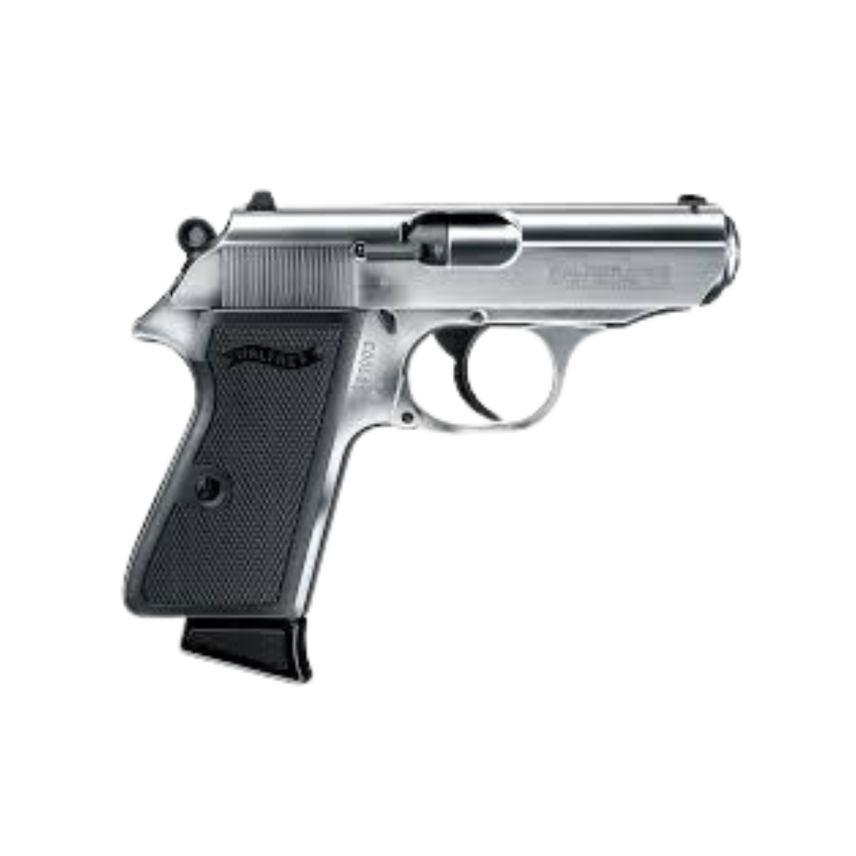 Pistola Semi-Automática Walther PPK/S Silver Cal 22LR 10 Tiros