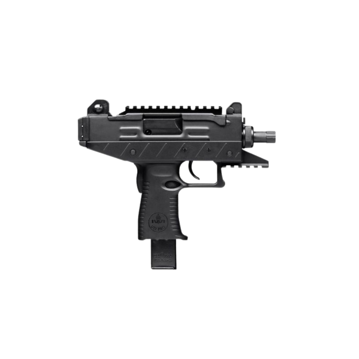 Pistola UZI PRO Cal 9mm Oxidada 32 Tiros Cano 4.5"