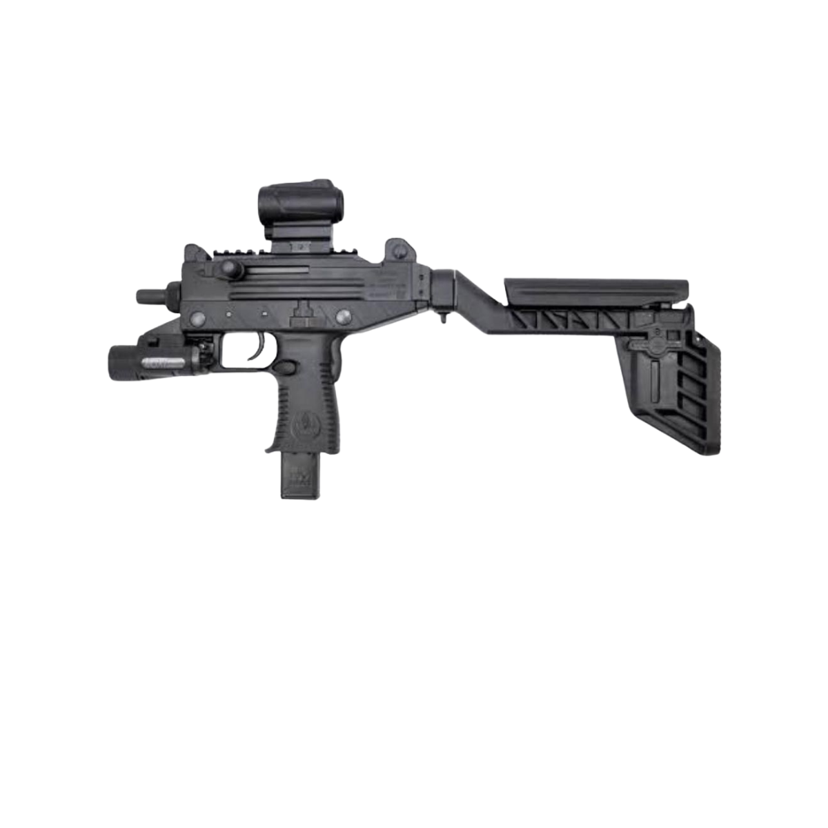 Pistola UZI PRO Cal 9mm Oxidada 32 Tiros Cano 4.5" - Imagem 2