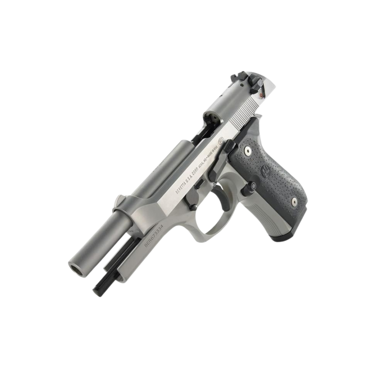 Pistola Beretta 92FS Full Inox Cal 9mm - Imagem 2