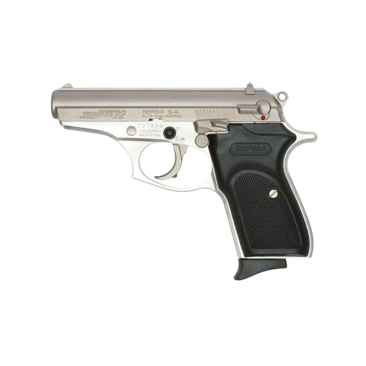 Pistola Bersa Thunder Cal 22 Niquelada - Imagem 4