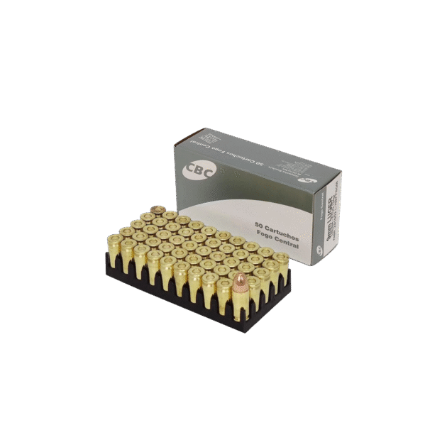 Munição CBC Cal. 9mm Luger Etog 124GR Treina Caixa c/50 Unidades