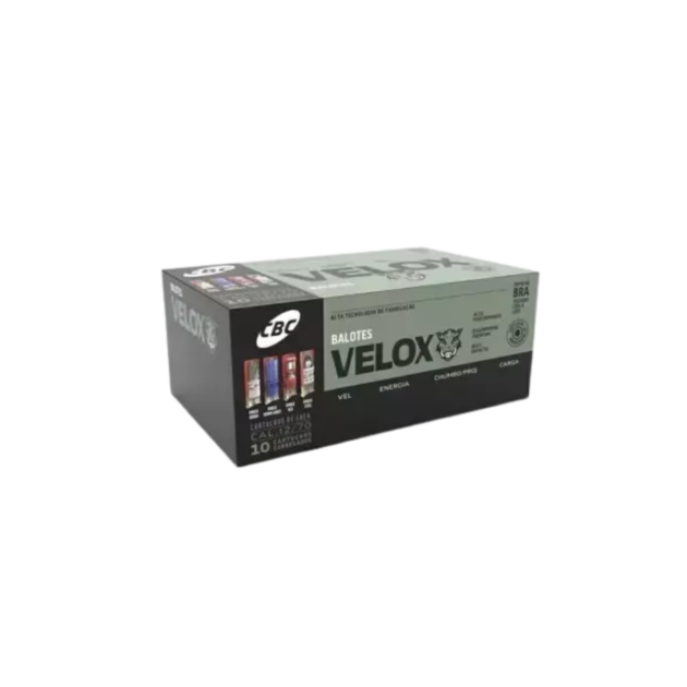 Cartucho 12/70 Balote Knock Down Sabot - Caixa c/ 10 unidades