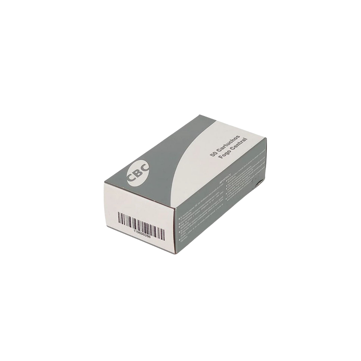 Munição CBC Cal. 9mm Luger Etog 124GR Treina Caixa c/50 Unidades - Imagem 2