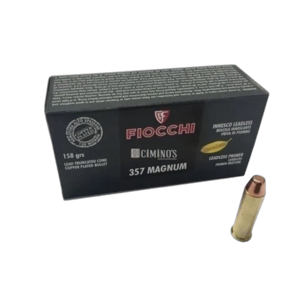 Munição Fiocchi LL TCCP .357Mag 158gr Caixa c/50 Unidades