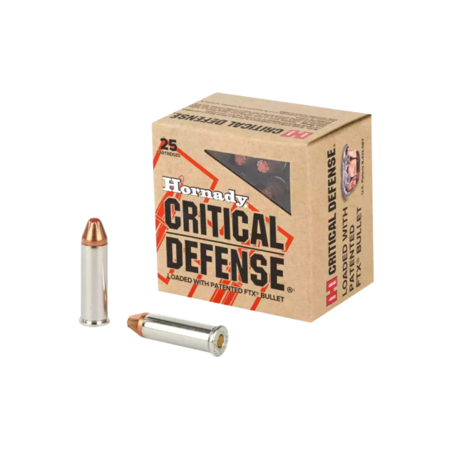 Munição Hornady 38SPL FTXP 110GR C.DEF - Caixa c/ 25 unidades